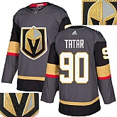 Vegas Golden Knights #90 Tatar Gray With Special Glittery Logo Adidas Jersey,baseball caps,new era cap wholesale,wholesale hats